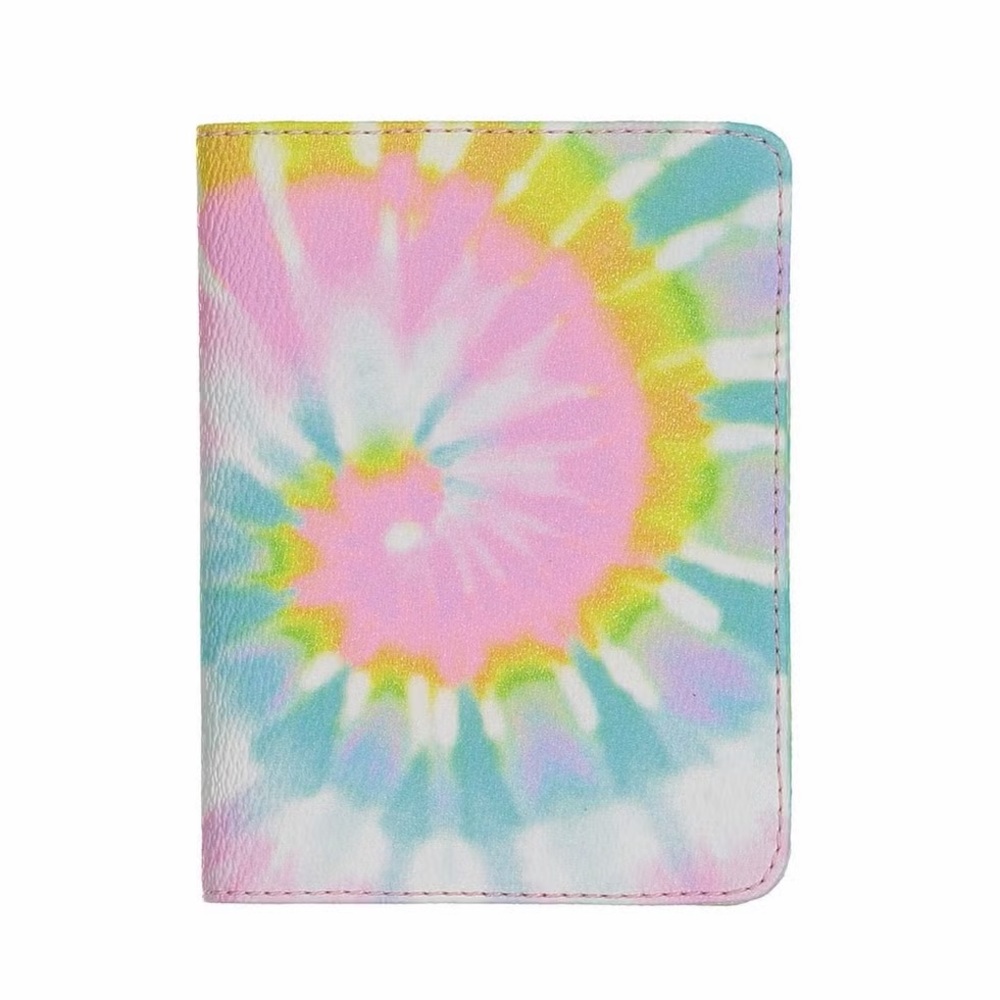 Stoney Clover Lane Pastel Tie-Dye Passport Case Holder